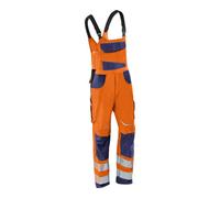 Kübler Workwear Salopette Kübler REFLECTIQ PSA 2 orange vif/bleu foncé Forme 3207 Taille 29K Quantité:1