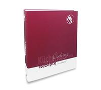 Küche Cooking Cuisine Rezepte: Ordner mit farbigen Einbänden thematisiert, Format ca. 280 x 320 x 60 mm, mit 4 Ring-Mechanik, Rezepte
