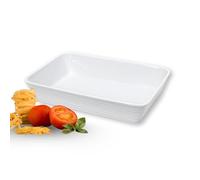 Küchenprofi Plat de cuisson Burgund 07 5011 82 20 – Porcelaine blanche 20 x 15 x 10 cm