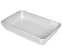 KUCHENPROFI Plat rectangulaire en porcelaine - 35x24x6 cm - Blanc