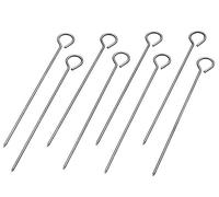 Küchenprofi 0924032810 pâtisseries brochettes, Lot de 10, en Acier Inoxydable, Argent, 0.1 x 6.3 x 22.5 cm