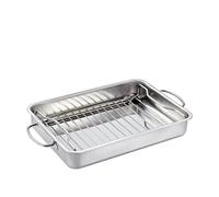 Küchenprofi 1066632834 Style Plat à rôtir en acier inoxydable 34 cm 3,6 l