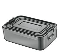 Küchenprofi Boîte à Lunch 1001471323 Aluminium Anthracite Grande 23 x 15 x 7 cm