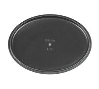 KÜCHENPROFI Bratentopf oval Gusseisen mit Deckel 7 Liter 33x12,9cm schwarz