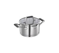 KÜCHENPROFI Casserole 16cm/1,7l BOLOGNA Inox/Noir argent