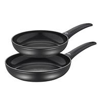 Küchenprofi COOK Monza - Set de poêles à frire - Revêtement anti-adhésif sans PFAS - Corps de poêle en aluminium - Fond à induction complet - Passe au four jusqu'à 180 °C - Poignée Soft Touch -
