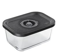 Küchenprofi EasyFresh Boîte sous vide M | Verre incassable | Conservation des aliments par pompe à vide | Boîte sous vide avec couvercle en plastique | Hermétique et anti-fuite | Passe au four et au
