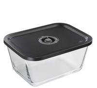 Küchenprofi EasyFresh Boîte sous vide XL | Verre incassable | Conservation des aliments par pompe à vide | Boîte sous vide avec couvercle en plastique | Hermétique et anti-fuite | Passe au four et au