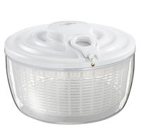 Küchenprofi Essoreuse à salade Wave avec cordon de serrage, saladier avec couvercle et panier, démontable pour un nettoyage facile, plastique de qualité supérieure, capacité 3,25 l, diamètre 24 cm