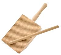Küchenprofi Planche à pâtes Gnocchi 0804042500 en hêtre pour garganelli, Fabriquée en Italie