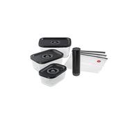 KÜCHENPROFI Kit de démarrage sous vide 7 pièces EASYFRESH Verre/Noir noir