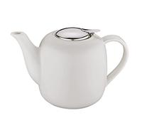 Küchenprofi London Théière en céramique avec infuseur en acier inoxydable 8 tasses Blanc
