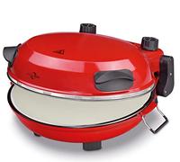 Küchenprofi Napoli 1703001400 Appareil à pizza, avec pierre à pizza, pour pizzas de 36 cm de diamètre en 4 minutes, 1200 W, réglage de la température en continu, chaleur supérieure et inférieure