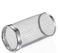 KÜCHENPROFI Panier cylindrique Rondo en Acier Inoxydable - Panier à légumes Rotatif à 360° - Grille Fine pour Les Petites Coupes dans Le récipient de Barbecue - Passe au Lave-Vaisselle