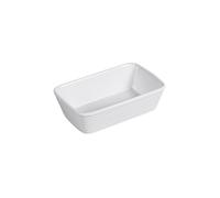KÜCHENPROFI Plat à gratin Bourgogne rectangulaire 20x14x6cm blanc