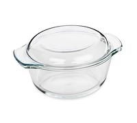 Küchenprofi Plat à gratin en acier inoxydable et verre