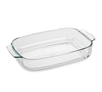 Küchenprofi Plat à gratin en acier inoxydable et verre