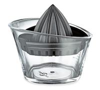 Küchenprofi Presse-agrumes en plastique, avec échelle de mesure jusqu'à 70 ml et bec verseur, presse-agrumes, presse-citron vert, pour citron et agrumes, noir, 1367001000