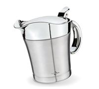 Küchenprofi Sauciere Thermo - 500 ml - Acier inoxydable poli 18/8 - Récipient à sauce pour garder au chaud - Convient également pour les aliments froids - Sauce thermique en acier inoxydable - Avec couvercle pratique à déplier