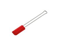 Küchenprofi Spatule à pâte mini couleur rouge en acier inoxydable et silicone