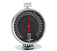 Küchenprofi Thermomètre de four, plage de mesure de 50 à 300 °C, en acier inoxydable, diamètre 7,5 cm, thermomètre de four, analogique, pour tenir debout ou suspendre, convient également comme