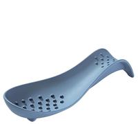 KÜCHENPROFI Trend Repose-cuillère en silicone de qualité supérieure, résistant à la chaleur jusqu'à 270 °C, passe au lave-vaisselle, support pour divers ustensiles de cuisine, longueur 22,5 cm, bleu
