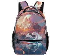 KUEhhhr Adventure Ready Sac à dos pour enfant Motif panda créatif avec sifflet de sécurité, style-7, One Size, Sac à dos daypack