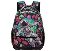 KUEhhhr Adventure Ready Sac à dos pour enfants avec sifflet de sécurité Motif astronaute, Style :, One Size, Sac à dos daypack