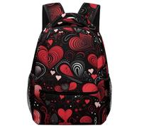 KUEhhhr Sac à dos Creative Love recommandé par les parents - Durable et facile à nettoyer, Style-4, One Size, Sac à dos daypack