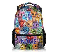 KUEhhhr Sac à dos personnalisé pour filles pour l'école - Sacs à dos chrétiens pour étudiants de la maternelle primaire du collège - Cadeaux personnalisés avec nom pour enfants et femmes, Couleur F