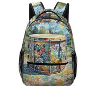 KUEhhhr Sac à dos polyvalent pour enfant - Kit de batterie - Impression professionnelle pour l'école, les voyages, la garderie, Style-4, One Size, Sac à dos daypack