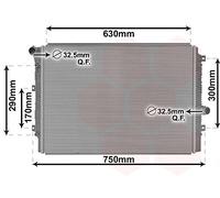 Kühler Wasserkühler Compatible Pour VW Caddy IV Kombi Skoda Yeti SAB SAJ SAA SAH