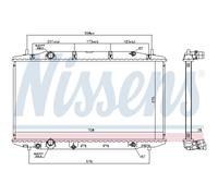Kühler Wasserkühler Motorkühler Adapté Pour Honda Civic IX FB FG 2.2i-DTEC