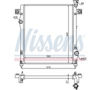 Kühler Wasserkühler Motorkühler Compatible Pour Dodge Nitro KA 4.0 4WD