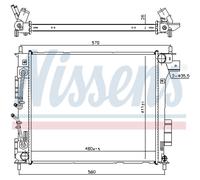 Kühler Wasserkühler Motorkühler Compatible Pour KIA Soul II PS 1.6 CRDi 136