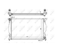 Kühler Wasserkühler Motorkühler Pour Audi A4 Cabriolet 8H7 B6 8HE B7 8E5 8E2
