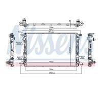 Kühler Wasserkühler Motorkühler Pour Audi A6 Avant Q5 C8 4A5 FYB FYG 4N2 4N8