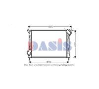Kühler Wasserkühler Motorkühler Pour MINI Mini R50 R53 Cooper S Works John R52