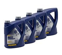 Kühlerfrostschutz Konzentrat MANNOL AG11 Longterm -40°C 4 X 5 Liter blau
