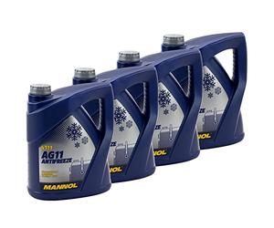 Kühlerfrostschutz Konzentrat MANNOL AG11 Longterm -40°C 4 X 5 Liter blau