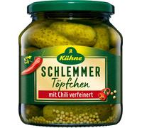 Kühne Potée gourmande de cornichons épicés affinés au chili 580ml