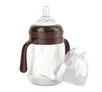 Kuehssn Biberons pour allaitement, biberon pour bébé, 240 ml, poignées faciles à prendre en main, biberons d'allaitement, fournitures d'alimentation pour bébés, garçons et filles