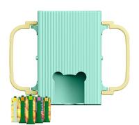 Kuehssn Support de poche à presser | Support de boîte à jus pour bébé, support de boîte à lait, réutilisable, porte-bouteille de nourriture pour bébé, porte-fruits sans pression pour boîtes à boissons