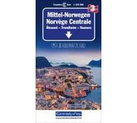 Kümmerly+Frey Regional-Strassenkarte 3 Mittel-Norwegen 1:335.000