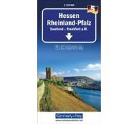 Kümmerly+Frey Regional-Strassenkarte 5 Hessen, Rheinland-Pfalz 1:275.000