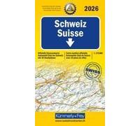 Kümmerly+Frey Strassenkarte Acs Schweiz 2026 1:275.000
