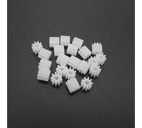 KUENCE 20 pièces/lot 0.5M 9T2A 9 Dents en Plastique pignon Droit 0.5 Module T = 9 Trou d'alésage Ouverture 2MM 1.95MM 5MMX5.5MM 92A 0.5 Mod * FD222