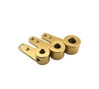KUENCE 3 pièces Bras de Direction en métal Arbre de Transmission servo Unique manivelle Excentrique Adaptateur de bielle vis M2 for modèle de Voiture/Bateau RC (Color : 3.1mm)