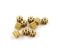 KUENCE 81A 0,4 m/82 A 0,5 m Engrenage en cuivre 8 dents Pièces d'avion Modèle jouet broche trou d'arbre de pignon 1 mm/2 mm 10 pièces/lot (taille : 2 mm 0,5 m, couleur : 8 dents)