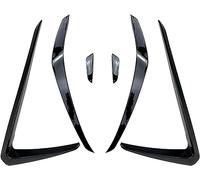 KUENCE Diffuseur Canard Pare-Chocs Avant Voiture Spoiler lèvre latérale Canards séparateur Pare-Chocs Avant pour VW Golf 7 GTI 2013 2014 2015 2016.,E-6pcs-a Type